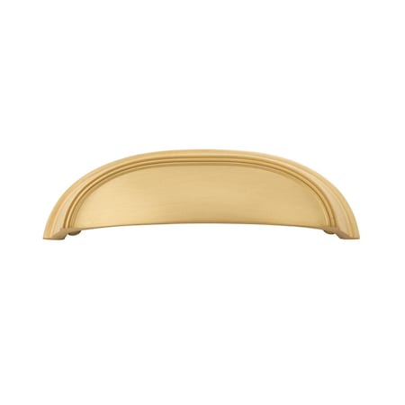 Gan Eden 3 in. 96-128 mm Cup Pull, Brushed Gold Brass GA1557244